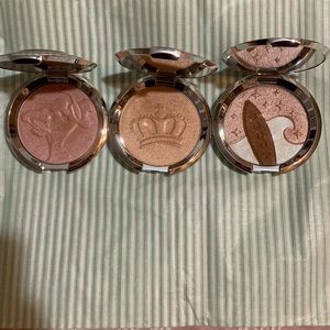 LE Becca Shimmering Skin Perfectors in Spanish Rose Glow, Royal Glow, Ocean Glow